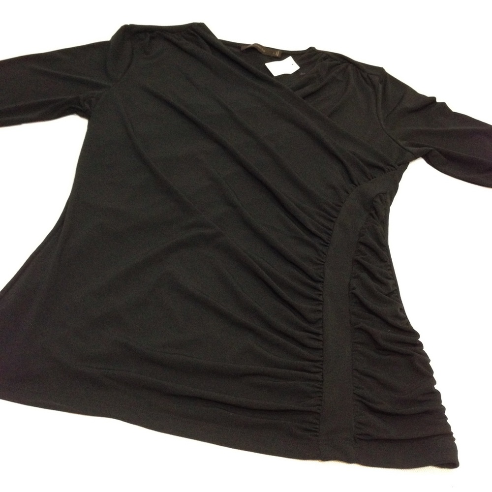 The Limited Long Sleeve Gathered front top New
